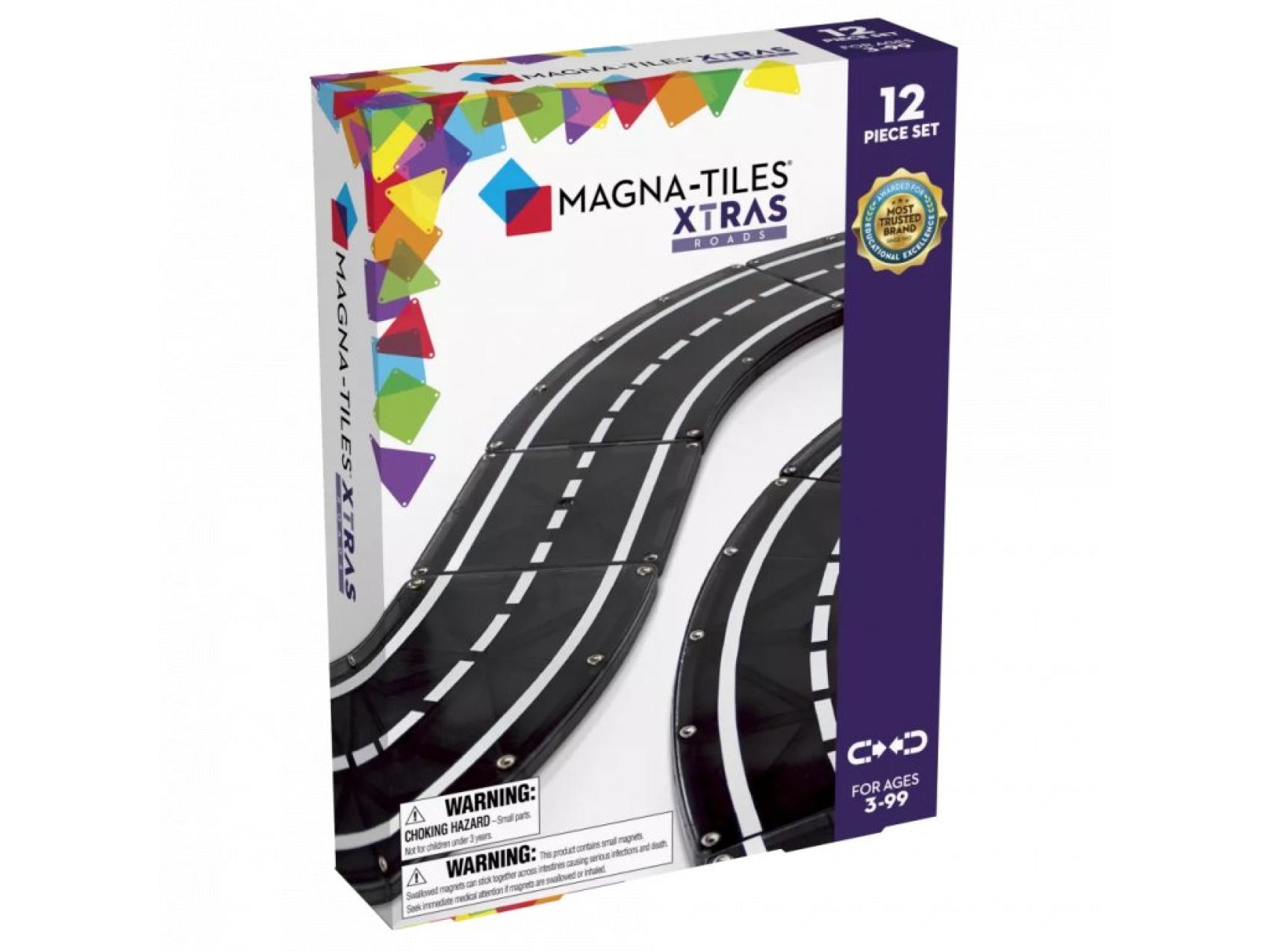 Stavebnice magnetick Magna Tiles Zvodn tra 12ks